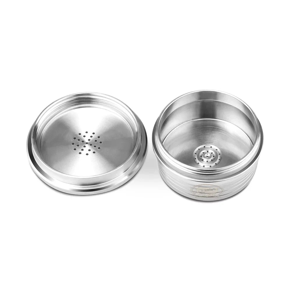 Suzicca Stainless Steel Reusable Coffee Capsules Reusable Coffee Capsule Cup Filter matching with Delta Q