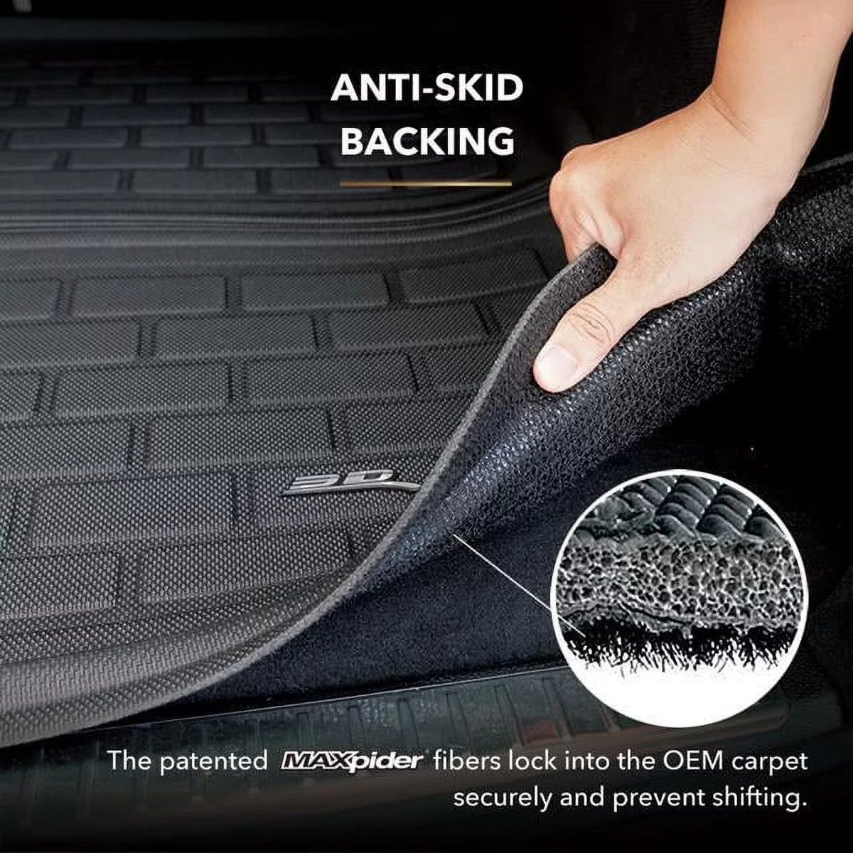 3D MAXpider KAGU Cargo Liner (BLACK) matching with MERCEDES-BENZ EQS 2022-2024 - Cargo Liner