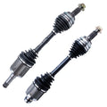 Detroit Axle - Front 2pc CV Axles for 2007-2014  Edge, 07-15 Lincoln MKX, 2 Complete CV Axle Shafts Assembly 2007 2008 2009 2010 2011 2012 2013 2014 2015 Replacement
