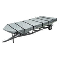 Unique Bargains 1 Set 12"-14"x56" Jon ship protector 210D Polyester Air Vents Waterproof Sunshine Resist craft wrap Gray