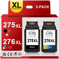 275XL 276XL Ink Cartridge Replacement for  PG-275 CL-276,High Yield for  275 and 276 Multi Pack Ink appropriate for PIXMA TS3520 TS3522 TS3500 TR4720 TR4700 TR4722 Printers(1Black 1 Color)