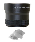Handycam HDR-PJ650V 0.21x-0.22x High Grade Fish-Eye Lens + Nwv Direct Micro Fiber Cleaning Cloth