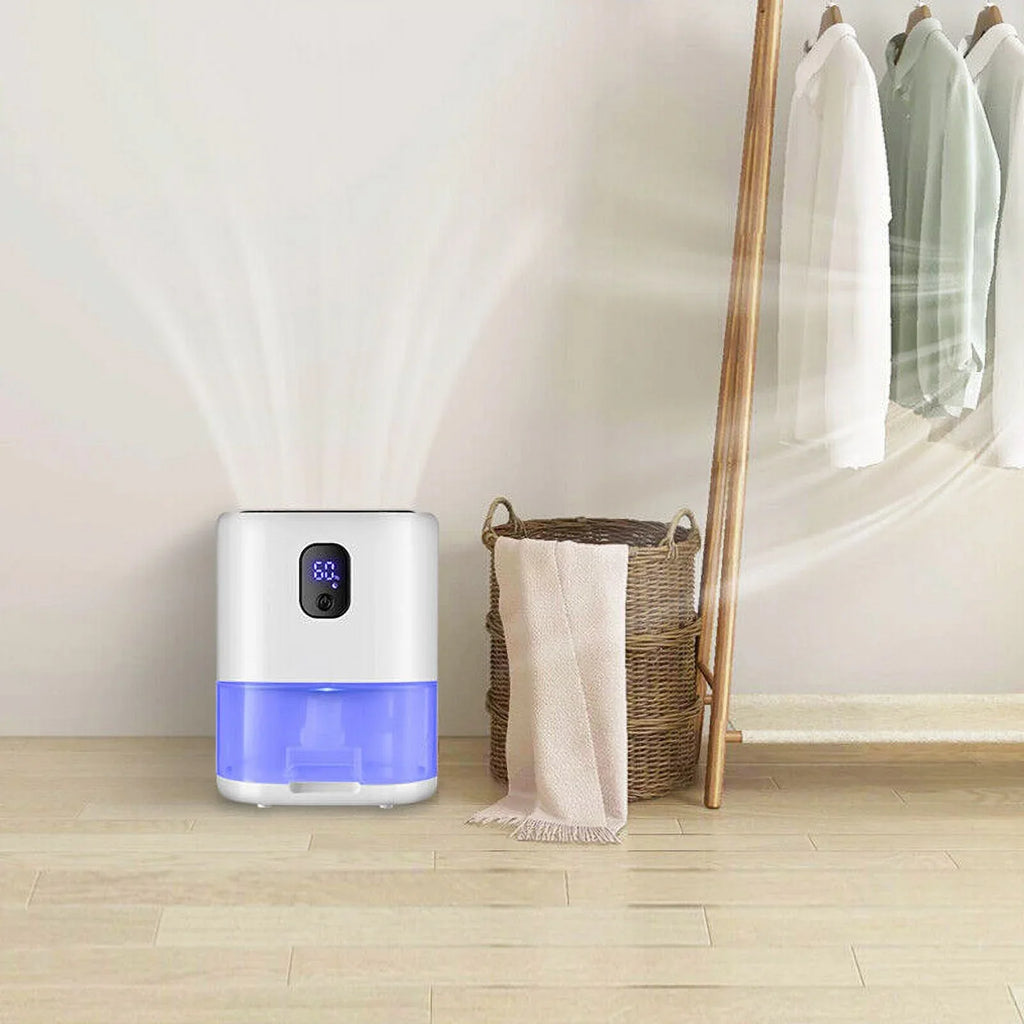 TOPCHANCES Dehumidifier, Portable Electric Dehumidifier for 10-20㎡ Basement and Home, 1000ml Capacity (Black)