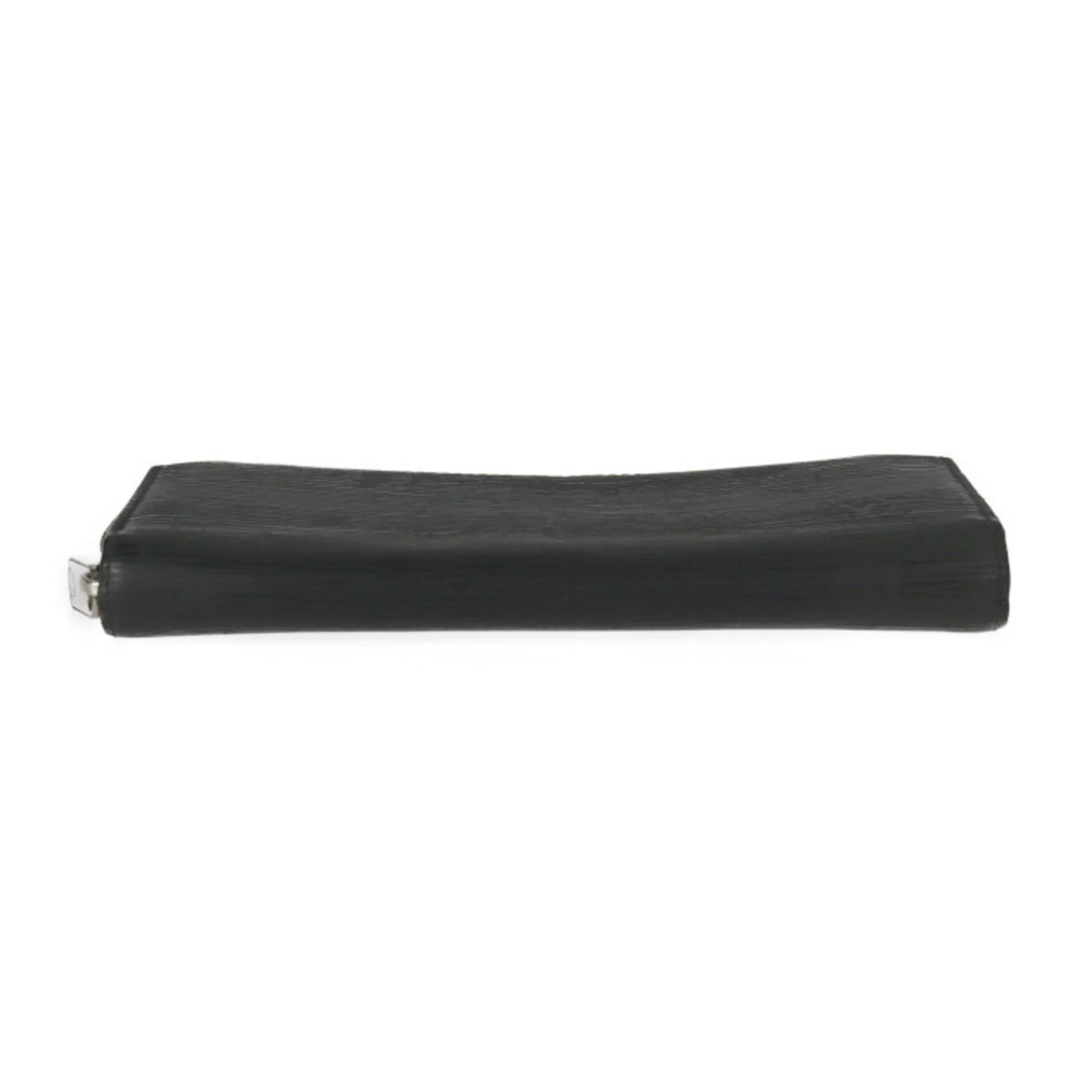 Pre-Owned LOUIS VUITTON Louis Vuitton Zippy Wallet Long M61857 Epi Leather Black Silver Hardware Round Zipper (Good)
