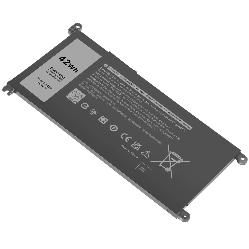 For  Inspiron 14 5481 5482 5485 5491 2-in-1 3-Cell 42Wh Laptop Battery YRDD6