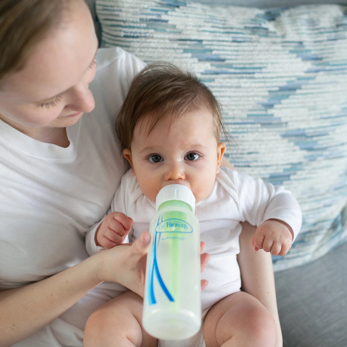Brown's Natural Flow Anti-Colic Options+ Narrow Baby Bottles 8 oz/250 mL, with Level 1 Slow Flow Nipple, 6 Pack, 0m+ Woodland Animals Gift Set. Dr
