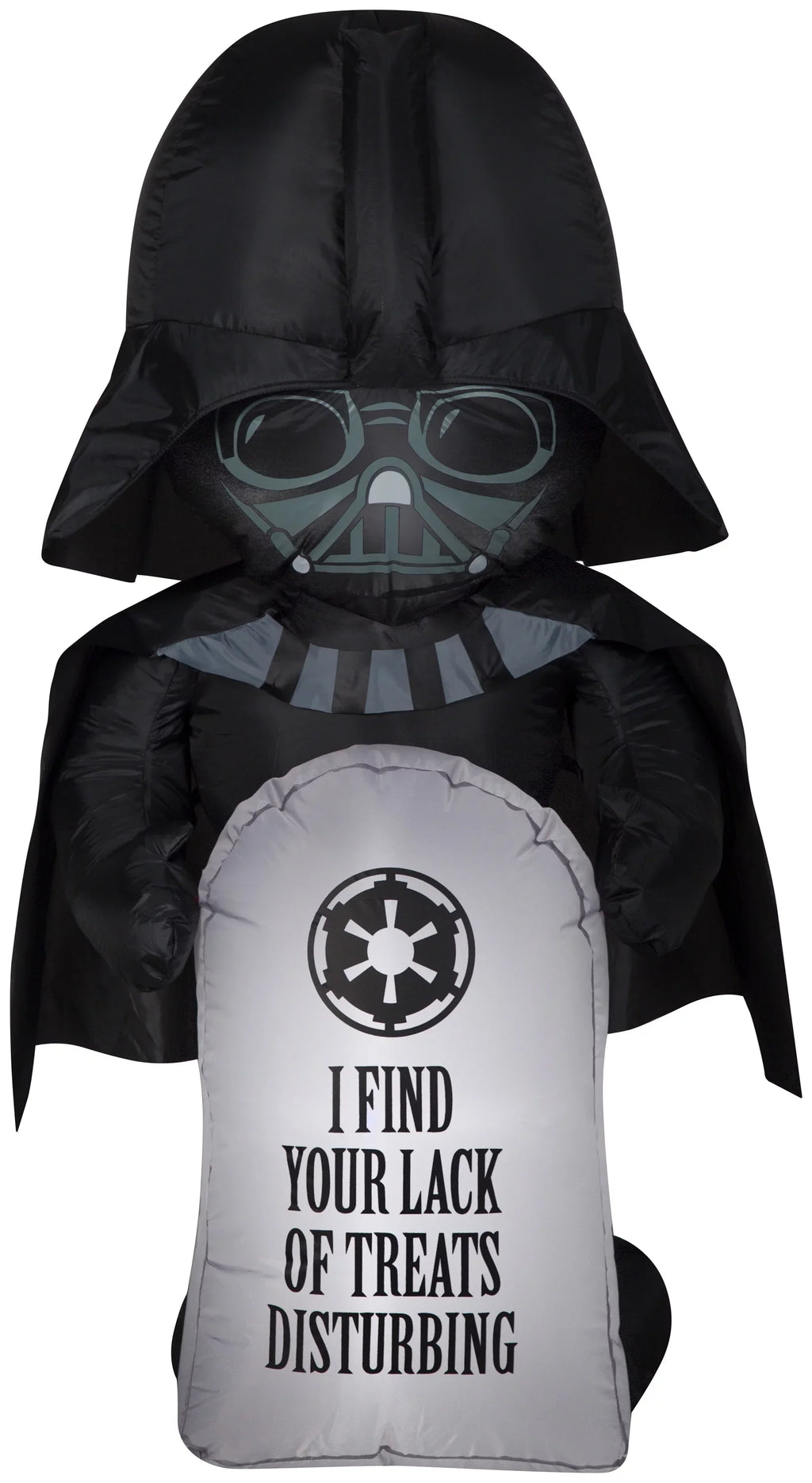 Airblown Stylized Darth Vader Airblown Yard Inflatable, with Tombstone 3.5'