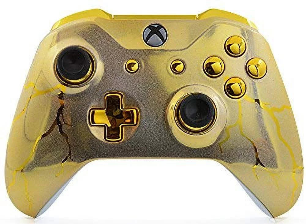 COD Warzone. FPS mods. Gold Thunder Xbox One S SMART Custom Rapid Fire Modded Controller