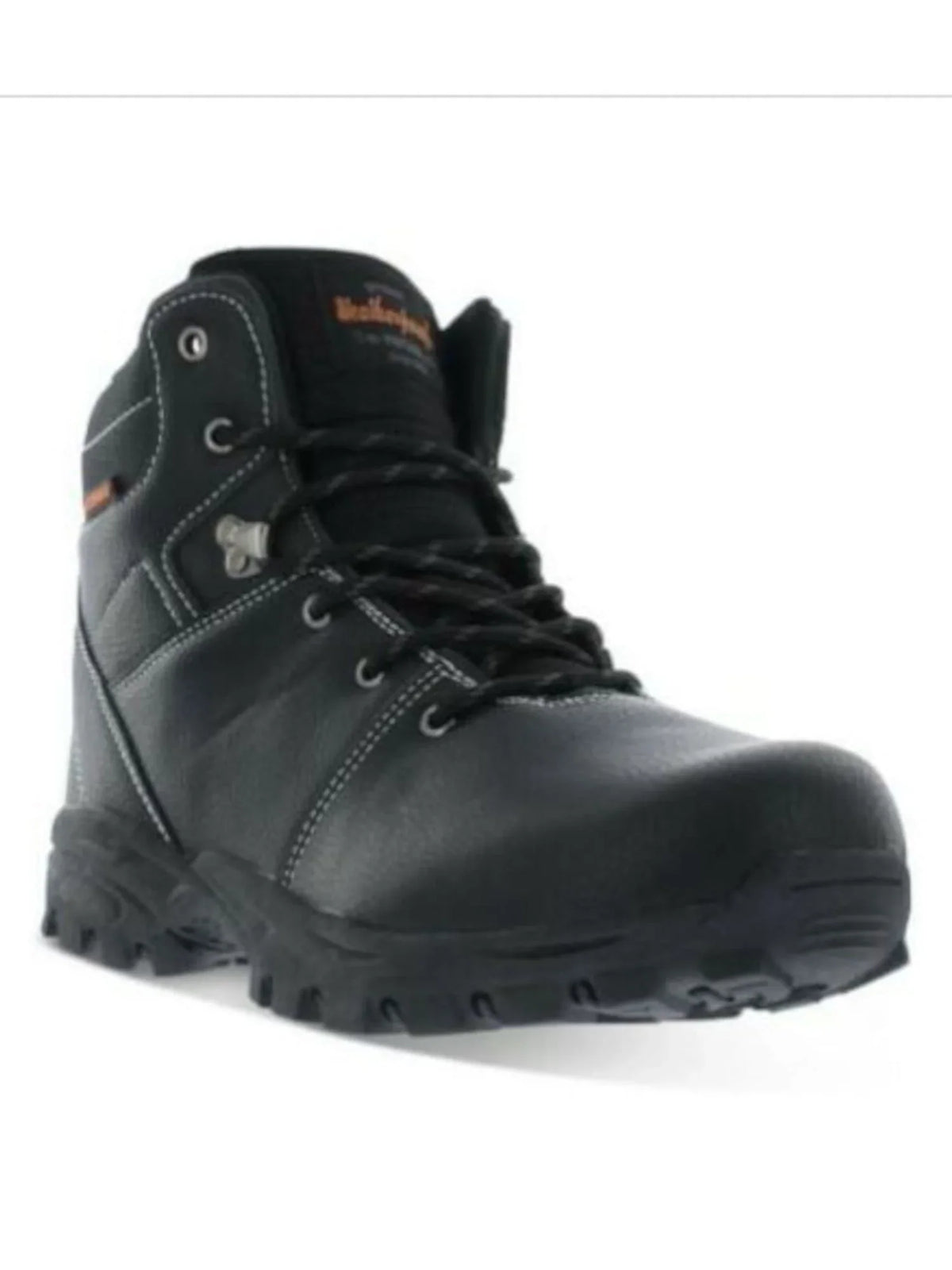 WEATHERPROOF VINTAGE Mens Black Mixed Media Padded moisture impervious Jeremiah Round Toe Lace-Up Hiking Boots 13 M