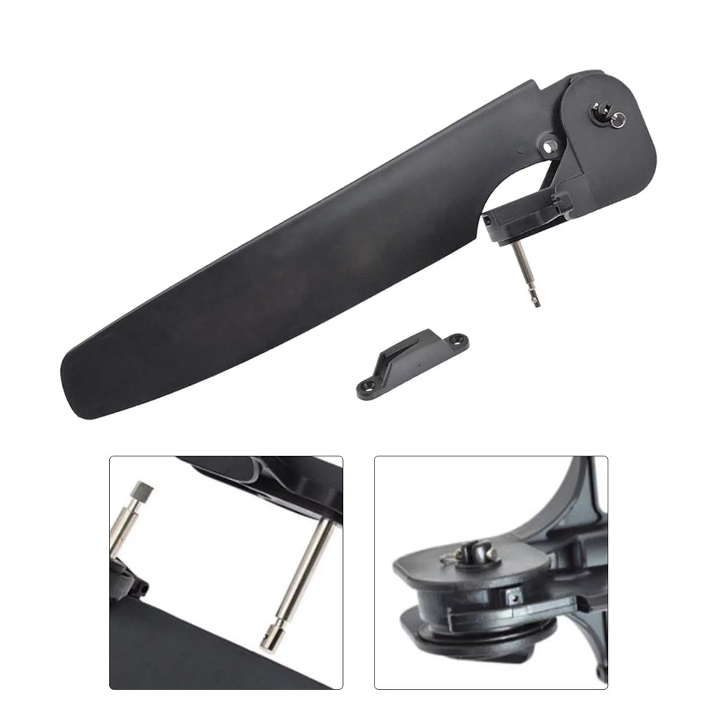 Nylon Kayak ship Rudder Tackle Steering System Adjustable Tackle Universal Kayak Angling Fixation for Canoe Tail Fishing Sea Part 80mm pin