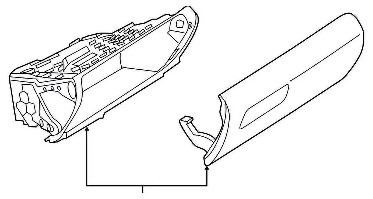 New Genuine  Glove Box (2012-2019) OE 51169239346