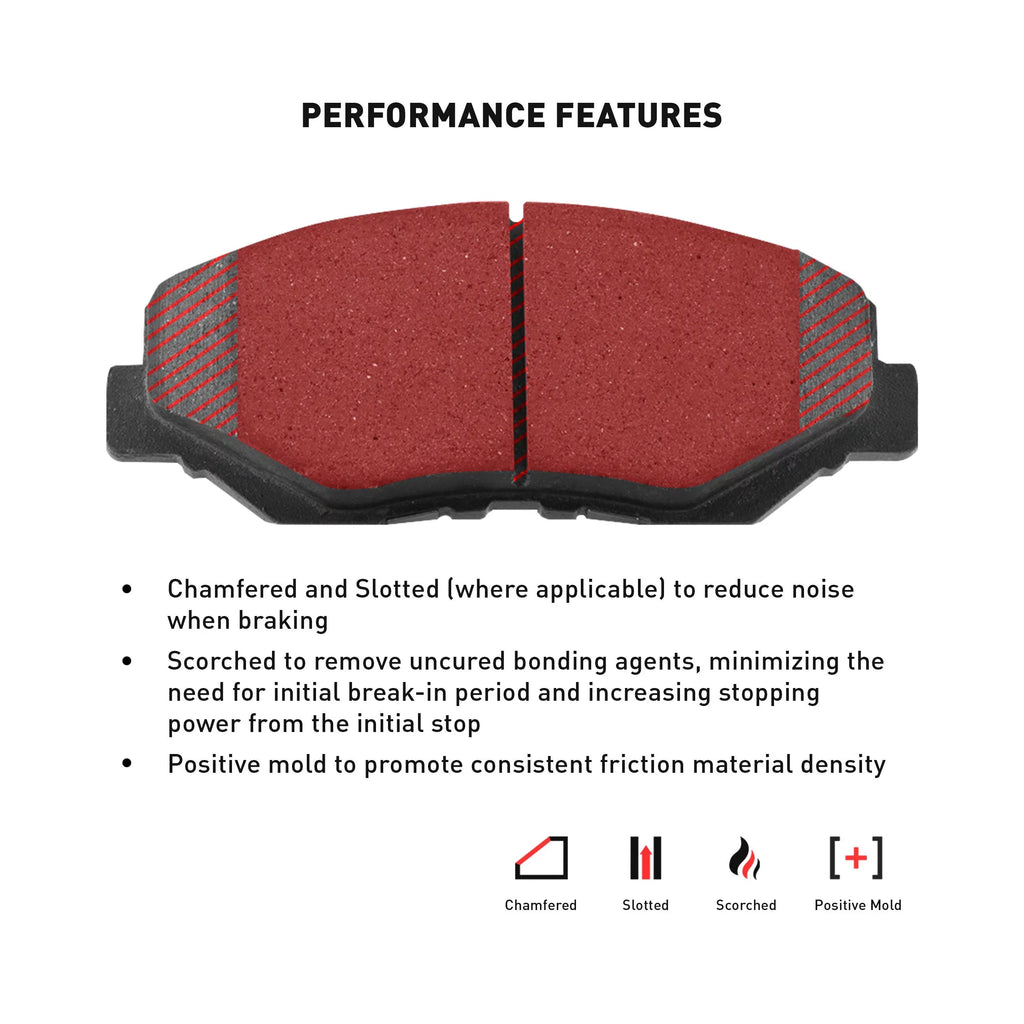 Dynamic Friction Company Front Geospec Brake Rotors with 3000 Series Ceramic Brake Pads includes Hardware 4312-91004 Fits select: 2017-2018  YARIS IA, 2016  SCION IA