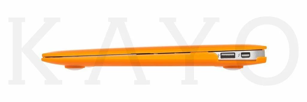 KAYO - AIR 11-inch Rubberized Hard Case for  MacBook Air 11.6" ( A1465 & A1370) wrap Shell - (TANGERINE)