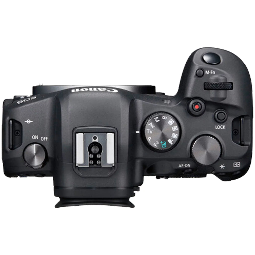 EOS R6 Mirrorless Digital Camera (Body Only) with EF Mount Adapter + 64GB SanDisk + Case + ZeeTech Accessory