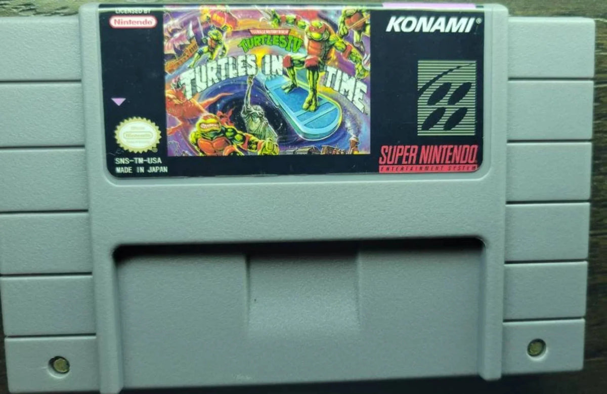 System NTSC/PAL Cartridge. New Turtles In Time - SNES - Super Nintendo Ent