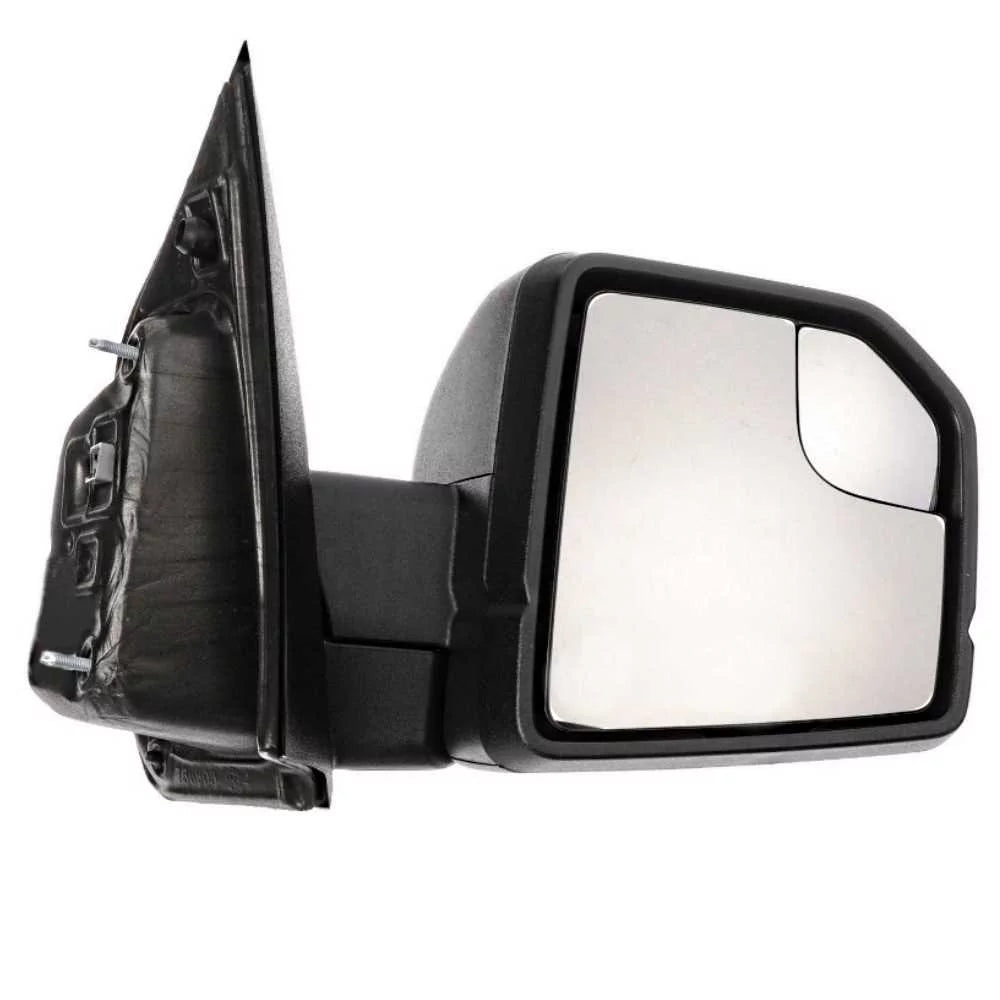 AutoShack Passenger Mirror Power Manual Folding Textured Black Replacement for 2015 2016 2017 2018  F-150 2.7L 3.0L 3.3L 3.5L 5.0L V6 V8 4WD RWD KAPFO1321522