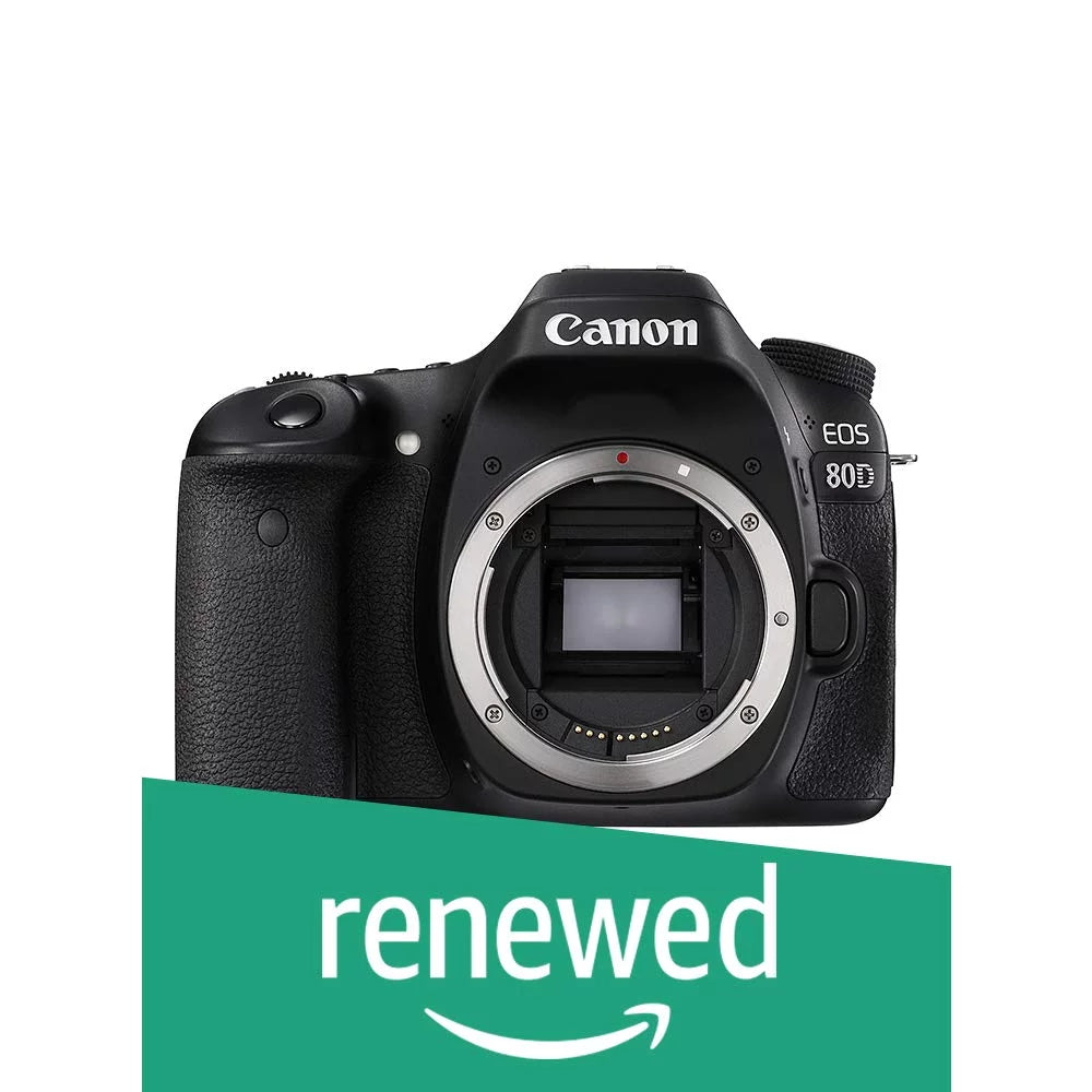 Restored  EOS 80D Digital SLR Camera Body (Black) (Refurbished)