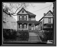 Birth Home, 501 Auburn Avenue, Atlanta, Fulton County, GA, 17-7/8" x 21-7/8". Historic Framed Print, Martin Luther King Jr