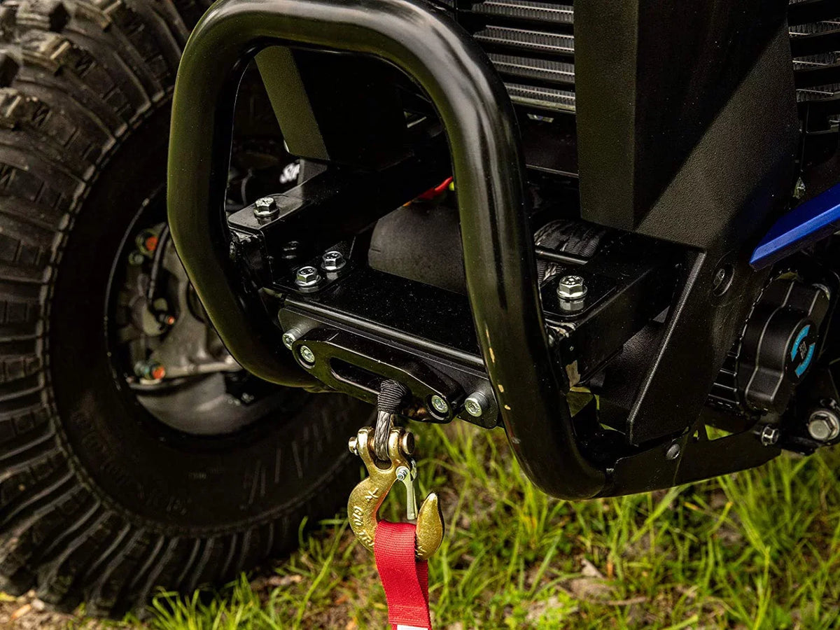 Winch Included. SuperATV 3500 lb Black Ops Winch with Heavy Duty Winch Mounting Plate for 2019+ Honda Talon 1000X / 1000R 2020+ Talon 1000X-4 Complete Kit Ready for Install! 3500 lb
