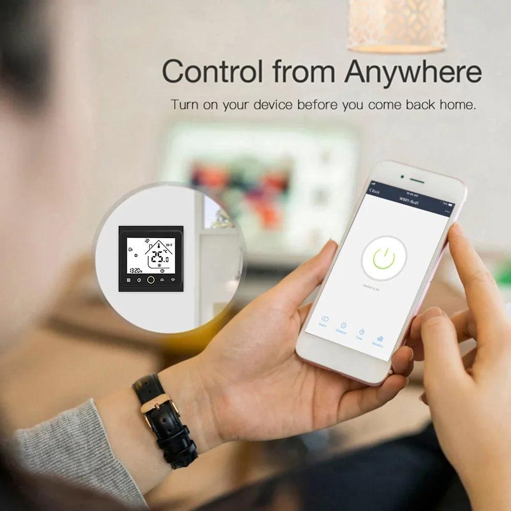 GoolRC Thermostat,5a appropriate With appropriate With / aqua / Temperature App / -- Temperature Wi-fi Smart Temperature Boiler Smart moisture