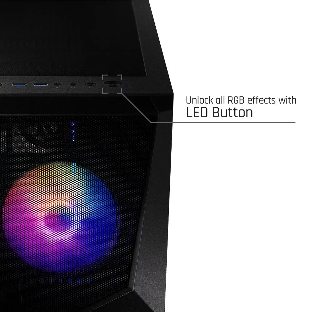 MSI Codex R Gaming Desktop,  i5-13400F, NVIDIA RTX 4060 8GB, 16GB DDR5, 1TB SSD, Win 11, Black