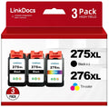 275XL 276XL Ink Cartridge Combo Pack Replacement for  PG-275 CL-276 275XL 276XL used with  PIXMA TS3520 TS3522 TS3500 TR4720 TR4722 TR4700 Printers(2 Black, 1 Color)