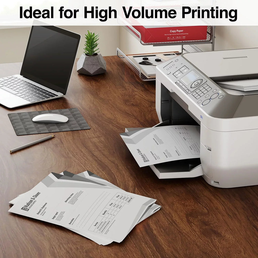 92 Brightness 500/Ream 10 Reams/Carton 135848. MyOfficeInnovations 8.5" x 11" Printer Paper 20 lbs