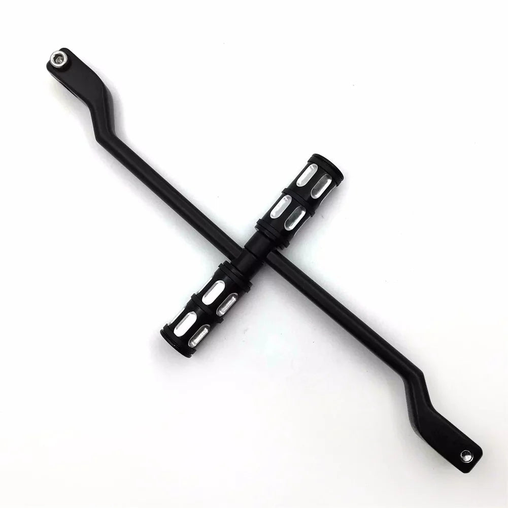 HTT- Style 011- Motorcycle Black Aluminum Heel Toe Shift Levers/Gear Shift Pedal Levers w/ Shifter Pegs For Harley Davidson Trike 2008 and later