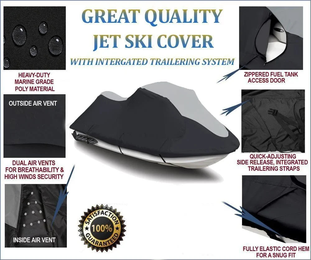 SUPER HEAVY-DUTY Jet Ski PWC Watercraft shield matching for Kawasaki 750 STX 1994-1998 Trailerable TOP OF THE LINE