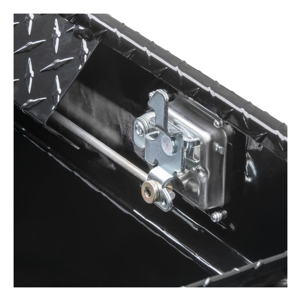 UWS EC10592 72-Inch Gloss Black Heavy-Wall Aluminum Truck Tool Box with Low Profile, RigidCore Lid