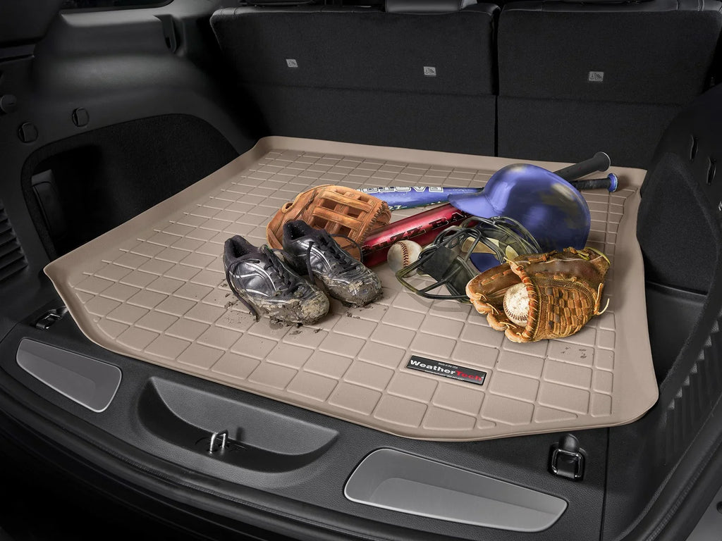WeatherTech Cargo Trunk Liner with Bumper Protector matching with 2016-2019 Jaguar XJ Series - Trunk With Bumper Protector, Black