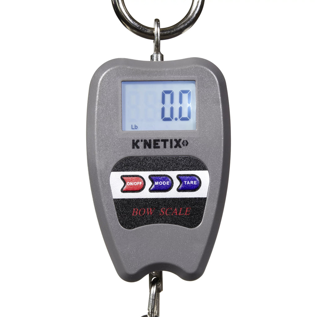 K’netix Newton Digital Bow Scale, 220 lbs., ABS Plastic, 15836, Gray
