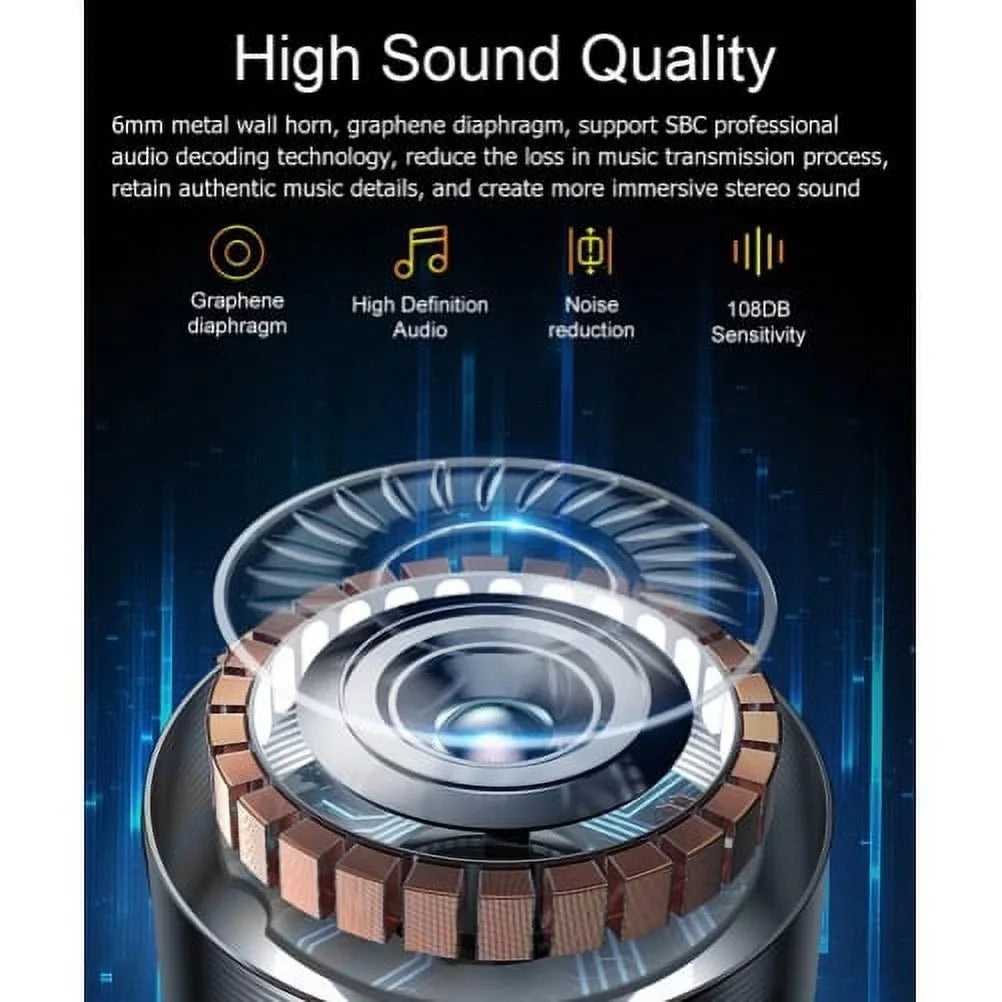 Wireless TWS Headphones for  Galaxy A71 5G - Earbuds Earphones True Wireless Stereo Headset Hands-free Mic Charging Case J8O suitable With  Galaxy A71 5G Phone