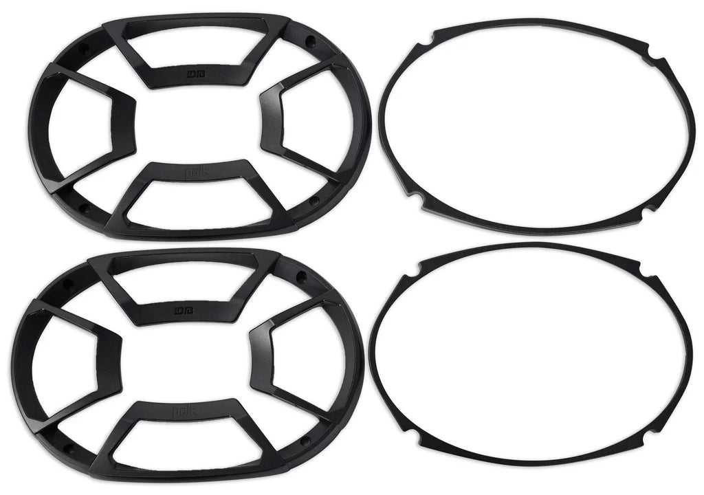 2) Polk Audio DB692 6X9" 450w Car Marine/ATV/Motorcycle/craft Speakers+Headphones