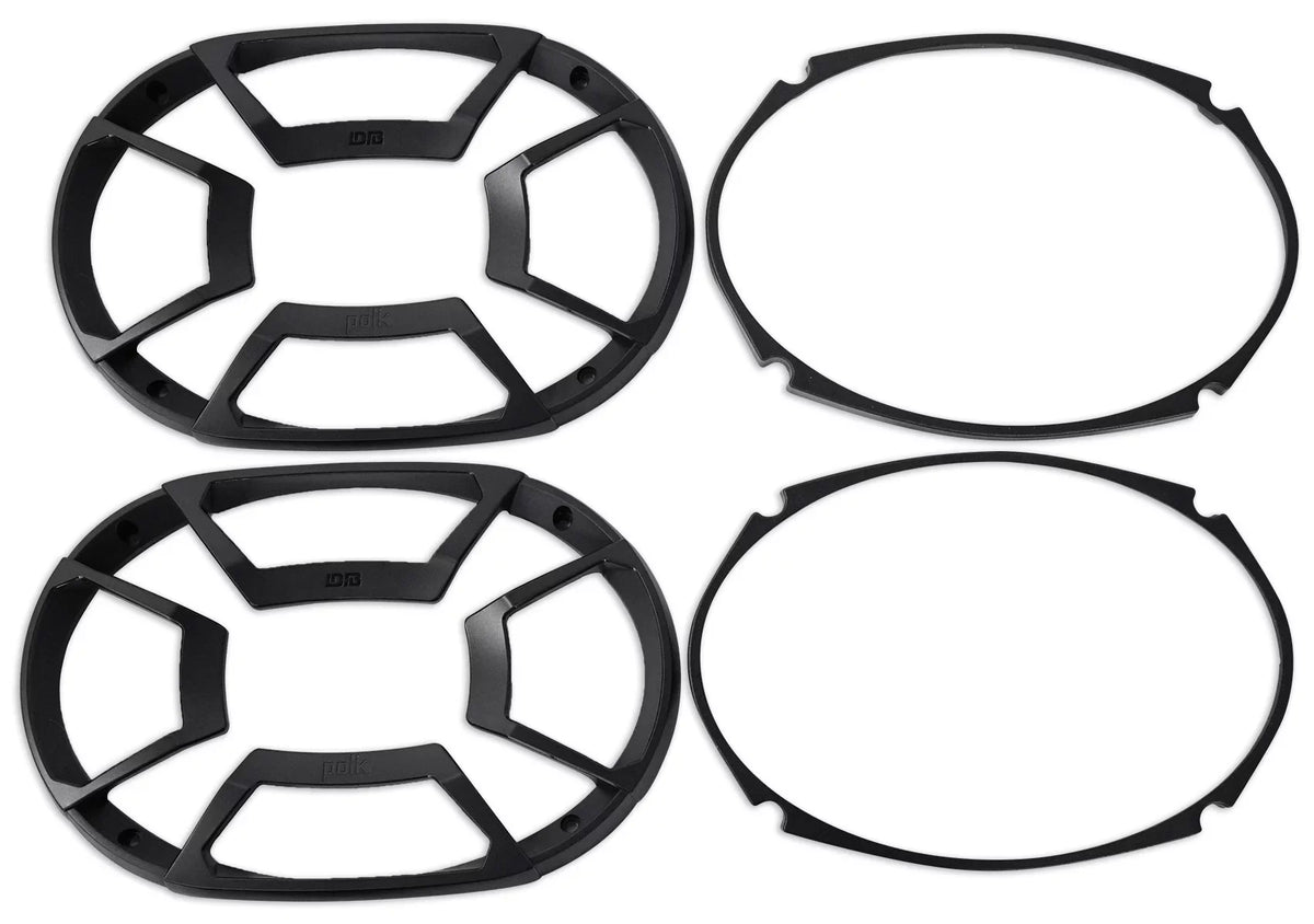 2) Polk Audio DB692 6X9" 450w Car Marine/ATV/Motorcycle/craft Speakers+Headphones
