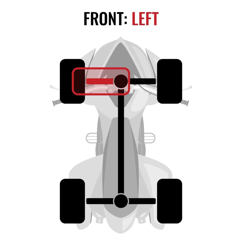 Sixity XT Front Left Axle matching with Can-Am Commander 1000 2015 - MAX 1000 DPS XT 4X4