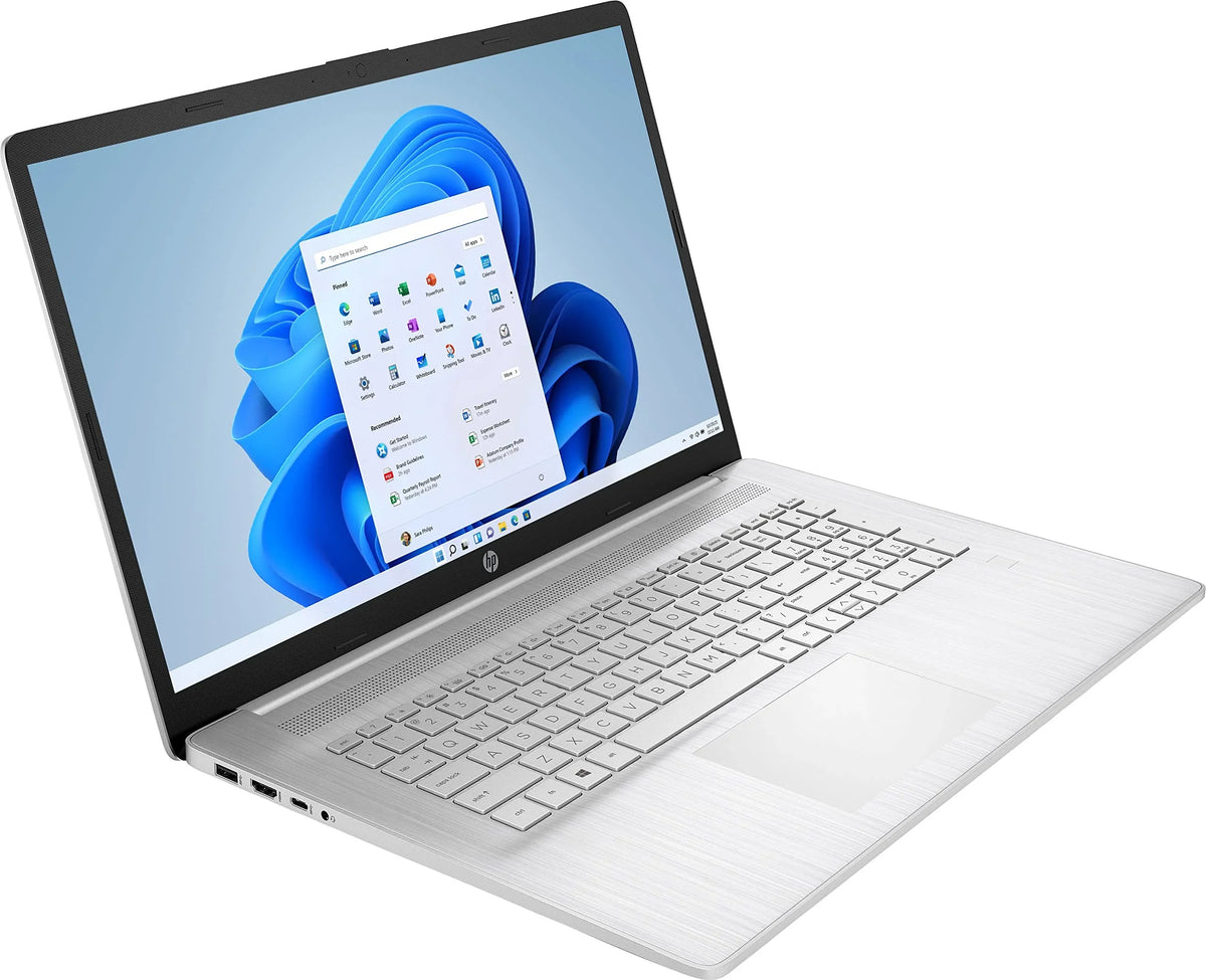 2022 17.3 Laptop Computer, 11th  Quad Core i5-1135G7, 12GB RAM, 256GB SSD,  Iris Xe Graphics, USB-C, Webcam, WiFi, HDMI, Windows 11, Silver+YSC Accessory