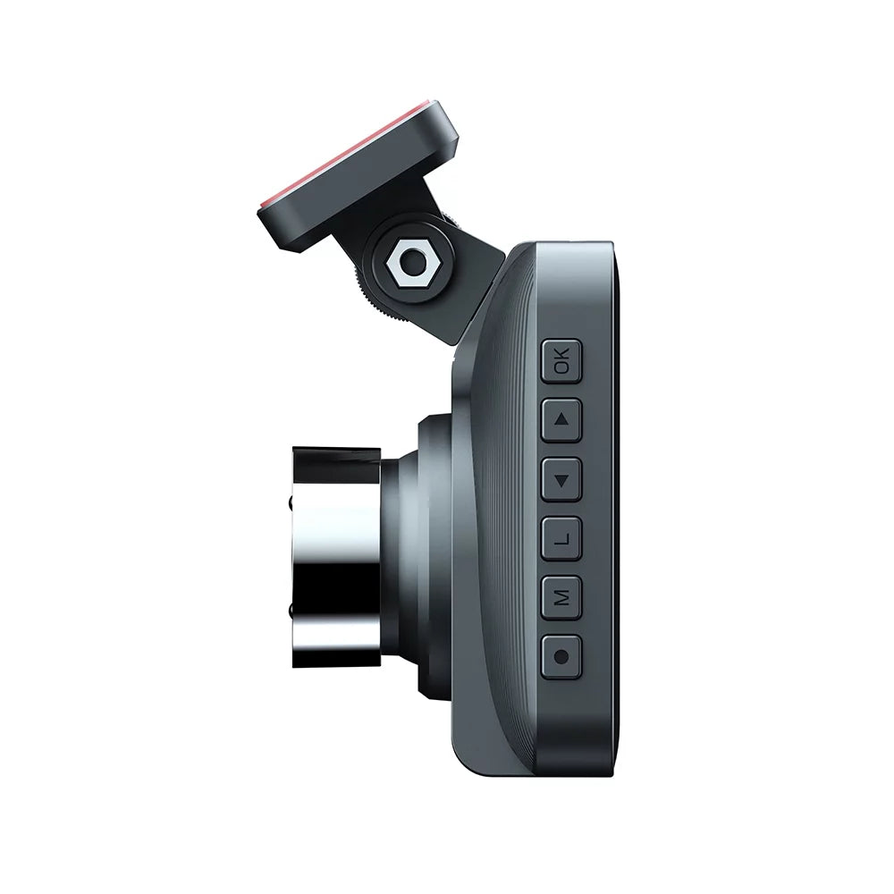 Drive Recorder with Night Vision, Triple Camera Dash Cam Front and Rear Inside
