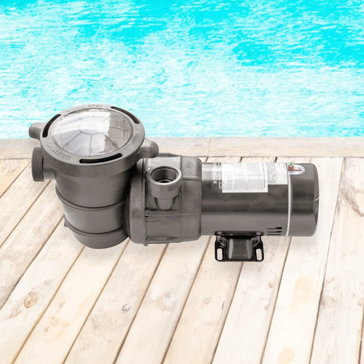 Swimline HydroTools Hydro Flo 0.75  Vertical Discharge Swimming Pool Pump
