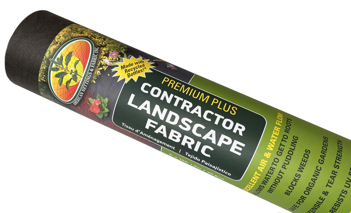 American Nettings Premium Plus REPREVE Recycled Contractor Landscape Fabric (Lifetime) 3' x 100'