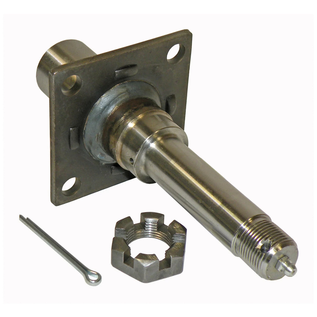 Bearings with Brake Flange. Trailer Axle Spindle for 1-1/16 Inch I.D