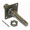 Bearings with Brake Flange. Trailer Axle Spindle for 1-1/16 Inch I.D