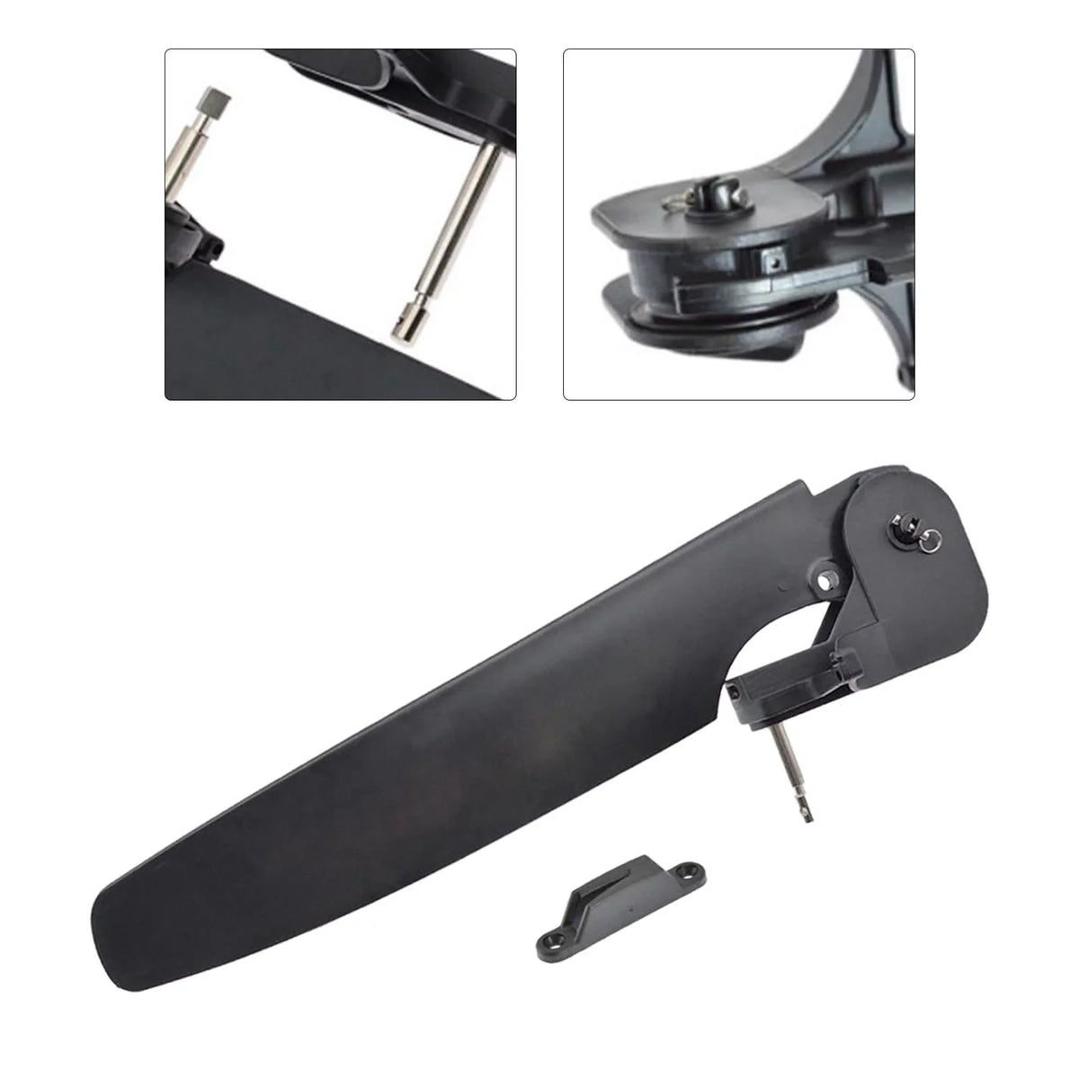 Nylon Kayak ship Rudder Tackle Steering System Adjustable Tackle Universal Kayak Angling Fixation for Canoe Tail Fishing Sea Part 80mm pin