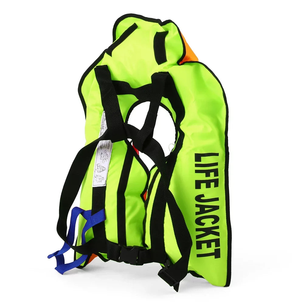 Manual Inflatable Adult moisture Sports Swiming Fishing Survival Jacket