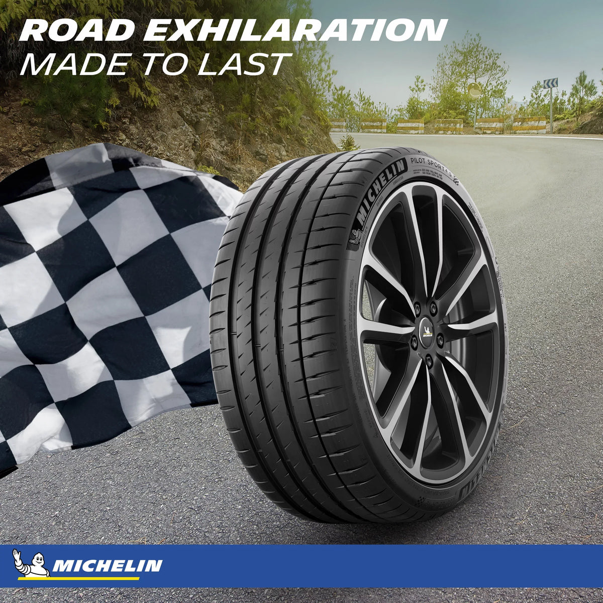 Michelin Pilot Sport 4 S Summer 245/35ZR20/XL (95Y) Tire Fits: 2017-19 Mercedes-Benz E300 4Matic, 2010-16  528i Base