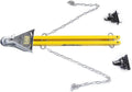 HPDAVV Yellow Adjustable Tow Towing Bar / Adjustable Tow Bar Kit Bumper Mount 5000lb w/Chains RV Car Truck matching with Jeep System