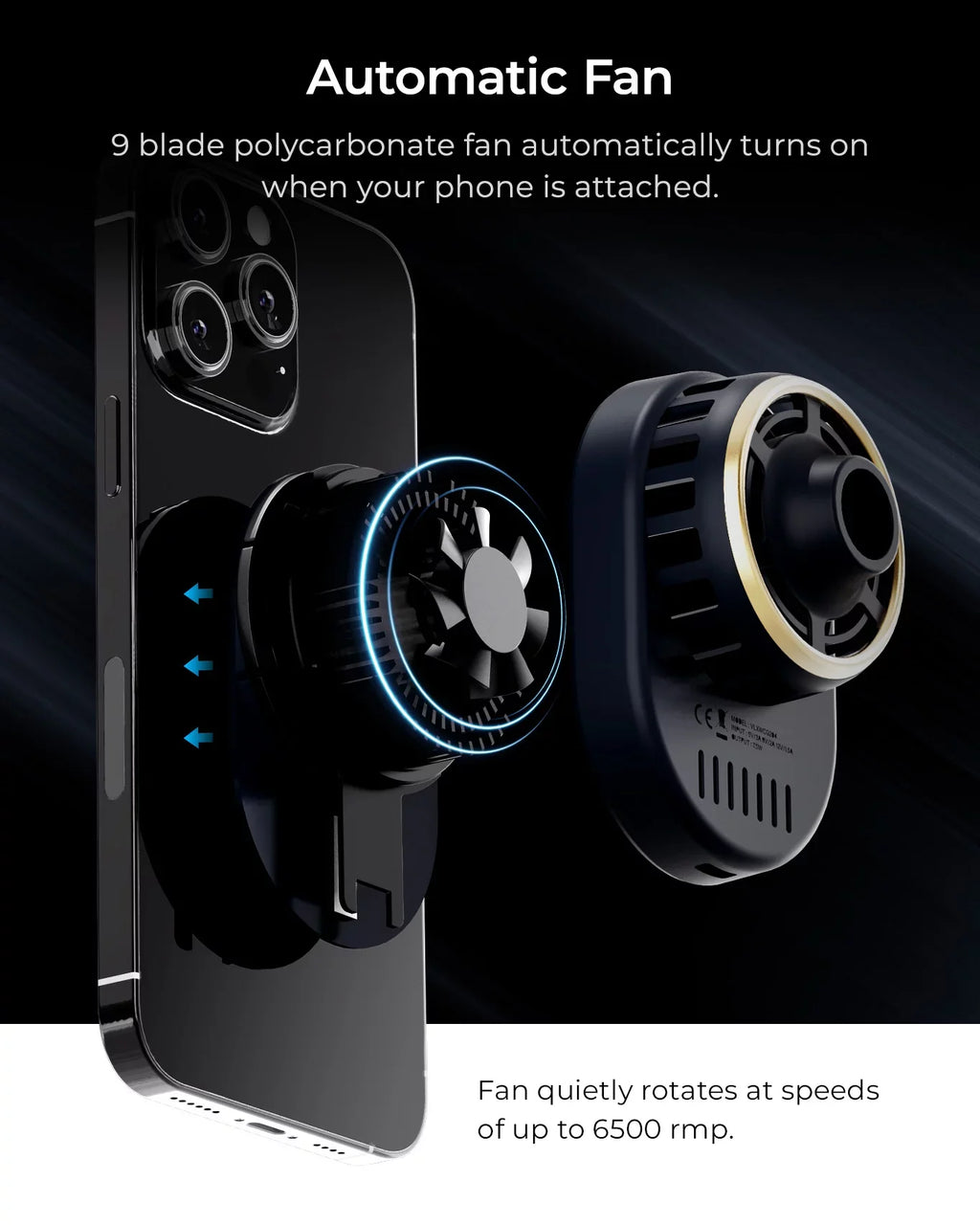 Velox Wireless Pro - MagSafe matching Dash & Windshield Car Mount Phone Holder - Blue (Car Charger Included)