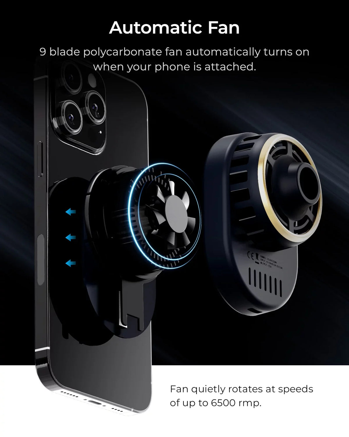 Velox Wireless Pro - MagSafe matching Dash & Windshield Car Mount Phone Holder - Blue (Car Charger Included)