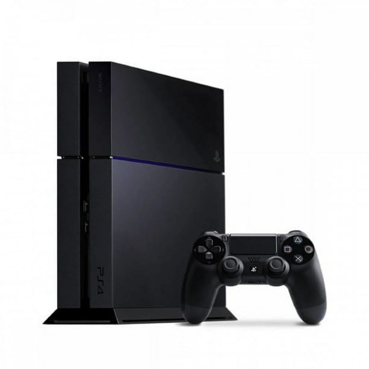 Pre-Owned  PlayStation 4 500GB Gaming Console Black HDMI Cable 2 Controller with BOLT AXTION Cleaning Kit Bundle (Refurbished: Like New)