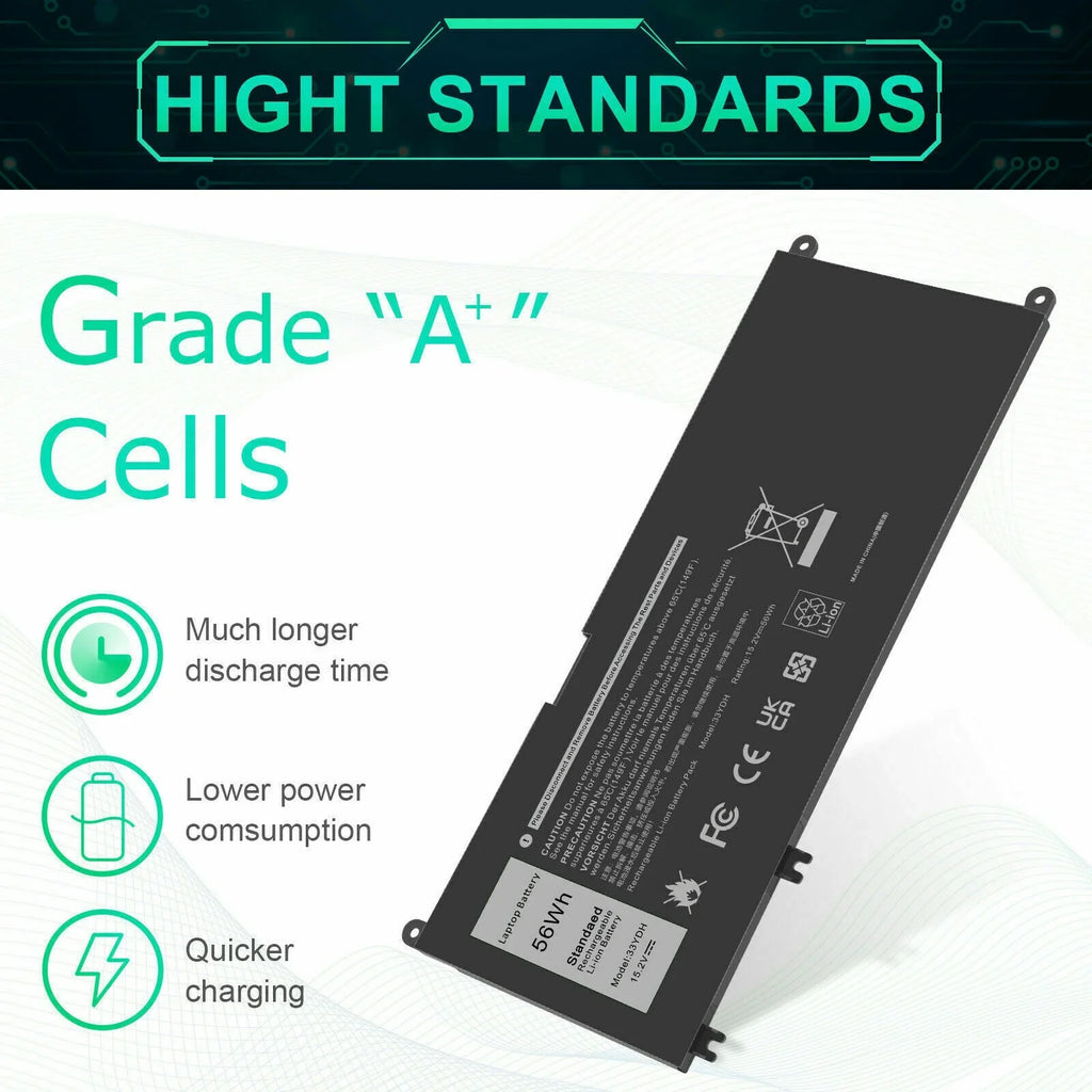 33YDH PVHT1 Laptop Battery for  (G3 G5 G7) 15 3579 5587 7588/17 3779